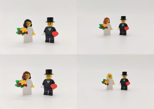 Lego minifiguren brautpaar - lego,