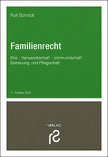 Familienrecht | Rolf Schmidt | 2022 | deutsch