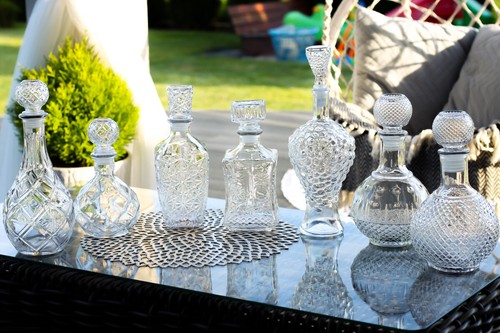 Glasflasche weinkaraffe - glasflasche,