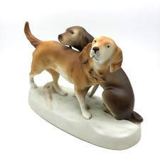 Royal Dux Hunde Figur
