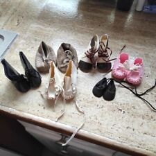Puppenschuhe, 6 Paar. Stiefel und Halbschuhe