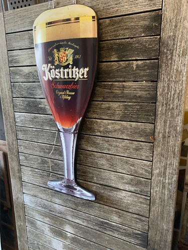 Emailleschild köstritzer - emailleschild, "köstritzer