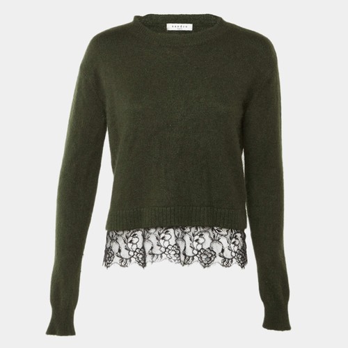 Sandro pullover olivgrün - sandro,