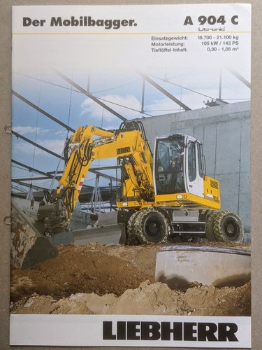 Liebherr 904 mobilbagger - 904, c
