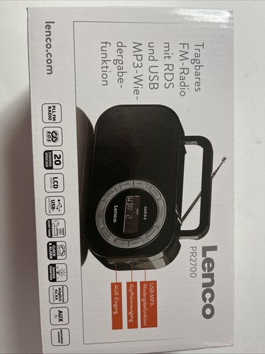 Lenco pr2700 tragbare radio - tragbare, fm