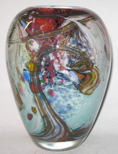 Mundgeblasene murano glasvase - murano,
