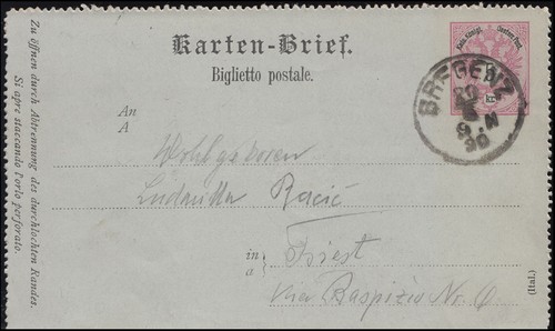 österreich kartenbrief 10 - Österreich, k