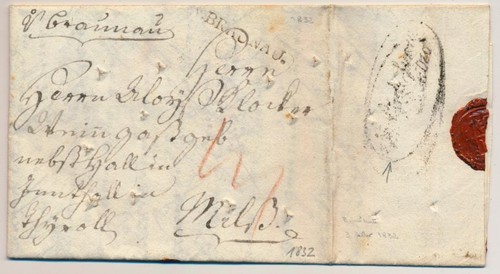österreich 1832 brief - Österreich,