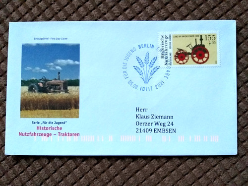 Deutschland 2021 fdc - deutschland,