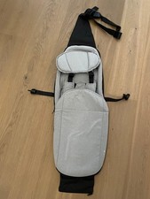 Babysitz/ Hängematte für Fahrradanhänger (Neugeboreneneinsatz) hauck, grau