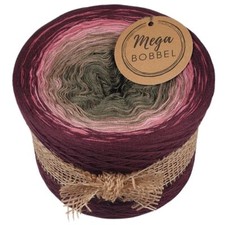 MegaBobbel*Rosenzauber*376*Fädigkeit+Länge n. Wahl*Verlaufsgarn Wolle GP:73€/kg