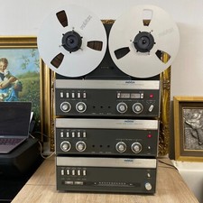 ReVox A78 Verstärker, A77 Viertelspur 26 cm Tonbandgerät, A76 Tuner. haben Video