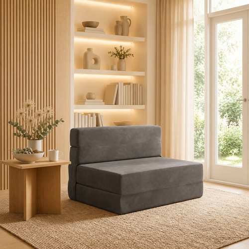 Samt klappsofa faltsofa - samt,