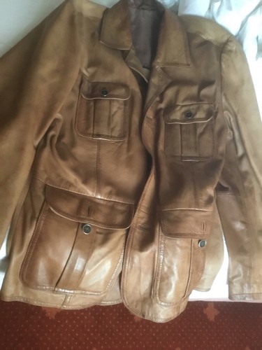Lederjacke david moore - lederjacke, grösse