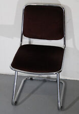 Stuhl Vintage Mid Century 70er Stuhl Retro Chrom Design Italy Freischwinger