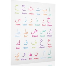  Arabische Alphabet Deko Kinderzimmer Arabisches Wand Kleines Poster