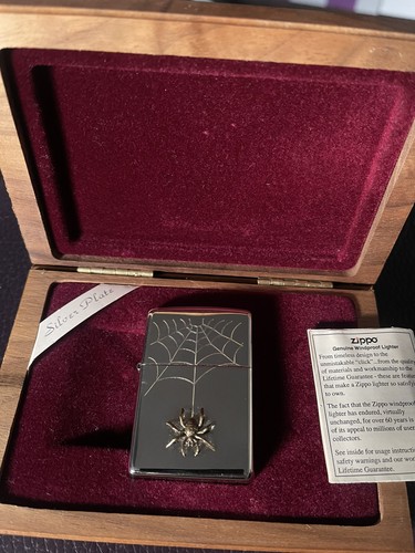 Zippo silver plate feuerzeug - zippo,