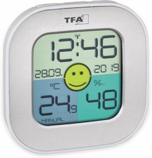 TFA Dostmann Hygrometer Fun – Digitales Thermometer & Luftfeuchtigkeitsmessgerät