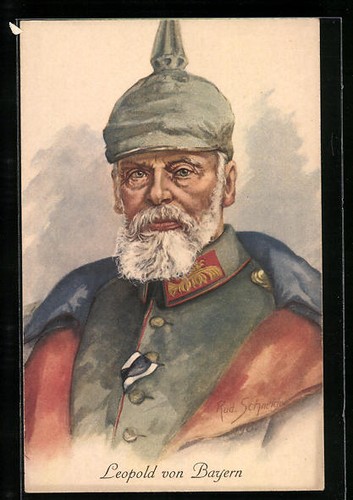 Künstler prinz leopold von - künstler-ak,