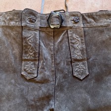 Trachtenlederhose Gr. 30, Herren,Woodpecker, Casual Collection, Braun, Lang, Neu