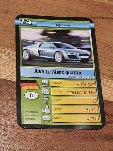 Audi mans quattro 1a - le,