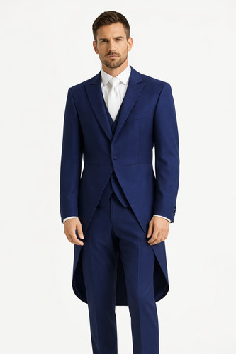 Electric blue frack anzug - electric,