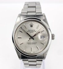 Rolex Oyster Perpetual Date Ref. 15000 | Stahl 34mm Unisex | Rolex Box & Papiere