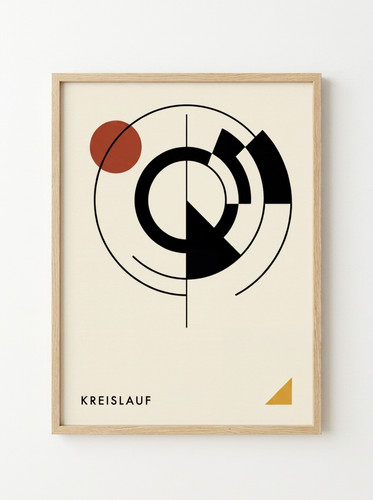 Bauhaus poster kreislauf - bauhaus, —
