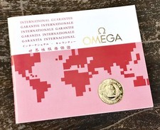 Omega 1981 Garantie Zertifikat