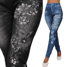 Leggings Blumen Thermo High