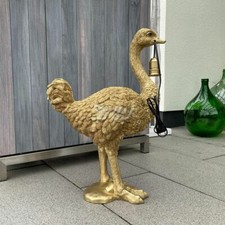 DESIGN LAMPE STRAUß gold 65