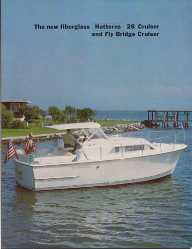 Hatteras cruiser fly - cruiser, &