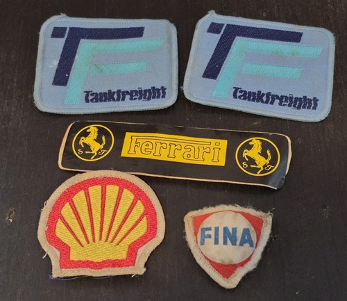 Vintage shell öl - patch, fina