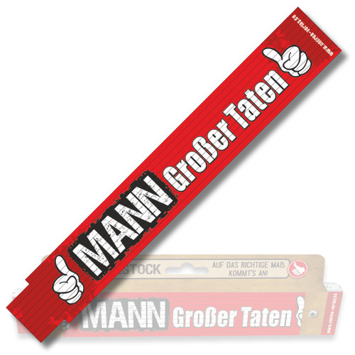 Zollstock mann großer taten - zollstock,