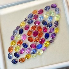 20 Stück Natürlicher Saphir