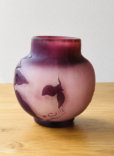 Emile gallé cameo - cameo-glas, vase