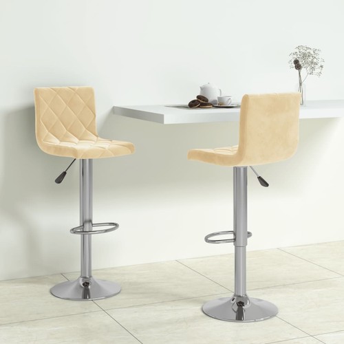 Barhocker stk creme samt - stk.,