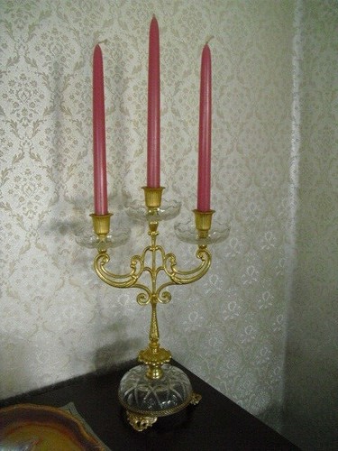 Kerzenleuchter 3 armig - 🌹,