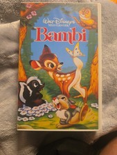 Walt Disney Bambi VHS Kassette mit Hologramm . Zustand Sehr Gut