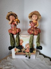 Schlenkerfiguren Kantenhocker Figuren Herbst Deko Kürbis Kinder 25 cm neuw./OVP
