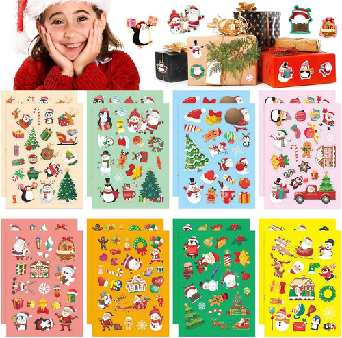 310 stück weihnachtssticker - 310,