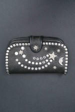 Vintage Kolster Nieten- & Strass-Portemonnaie