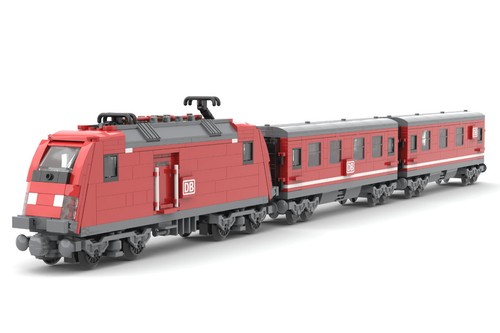 Rote lokomotive deutsche - rote,