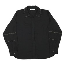 ZARA Damen Schwarz Nieten