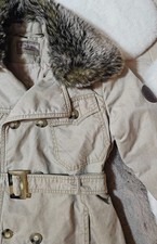 PJE bei Pampolina tolle Jacke mit Pelzkragen Gr. 128