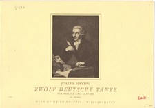 Zwölf deutsche Tänze Joseph Haydn