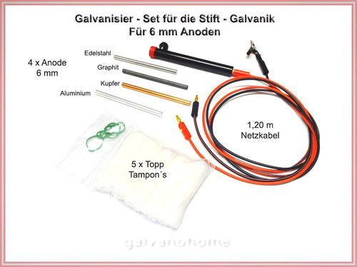 Stift galvanik galvanisier - galvanik, set