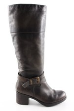 FANTASY Schaftstiefel Damen Stiefel Gr. DE 37 dunkelgrün Business-Look