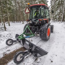 Planierschieber 2,1 m Planierschild Räumschild mit Rädern Winterdienst Traktor