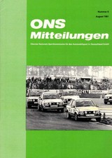 ONS Mitteilungen Nr. 8 August 1981